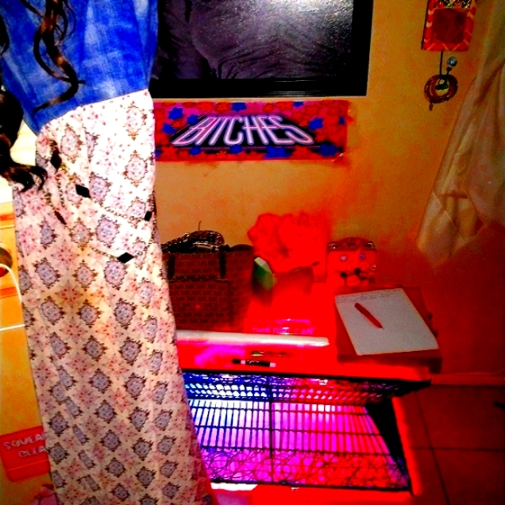 Denuim dress a pretty Lil number